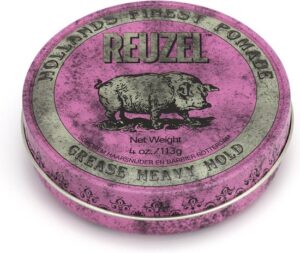 Reuzel Pig Pink Grease Heavy Hold Haarwax - 113g - Afbeelding 3