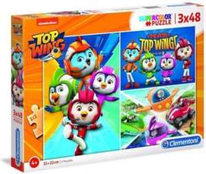 Clementoni Legpuzzel Top Wing 48 Stukjes 3 Stuks - Afbeelding 3