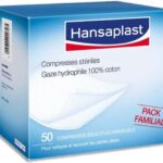 Hansaplast 100% Katoenen Gaaskompressen  5 X 5 cm - 50 Stuks