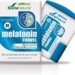 Melatonin Travel 100% Pure 90 Tablets By Soria Natural 1 Pcs