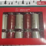 Crackers - Christmascrackers - Mini Kerstkaartjes - Kerst Musthave - Bordeaux / Groen - Set van 6 - Kerstmis - Kerstdecoratie - Tafelversiering