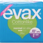 Normaal Maandverband met vleugels Evax (20 uds)