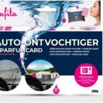 Lafita Auto Vochtvanger - 400 gram - herbruikbare vochtvreter - bevat 1 parfumkaart bloemig & houtig