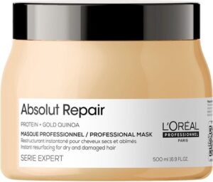 L'orEal Professionnel SErie Expert Absolut Repair Gold Quinoa + Protein Masque 500 Ml - Afbeelding 2