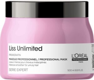 L'Oréal Professionnel Serie Expert Liss Unlimited Haarmasker 500 ml - Haarmasker beschadigd haar - Afbeelding 3