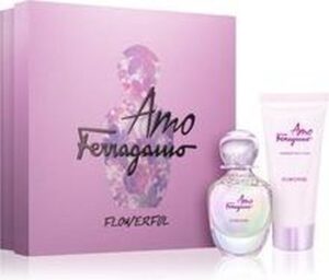 Salvatore Ferragamo - Amo Ferragamo Flowerful Set Eau de toilette 50 Ml + Body Lotion 100 Ml - Afbeelding 2
