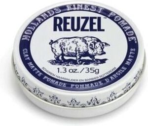 Reuzel - Hollands Finest Pomade Clay Matte Pomade Matte Hair Clay On Base Water 35G - Afbeelding 4