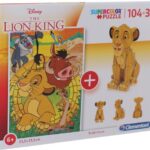 Clementoni Legpuzzel Met Bouwpakket The Lion King 104 Stukjes