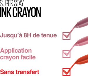 Maybelline Superstay Ink Crayon Matte Lipstick   25 Stay Exceptional   Purple   14 Gr - Afbeelding 24