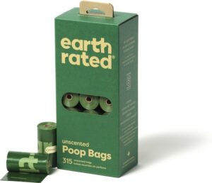 Earth Rated Eco Poepzakjes Geurloos 21 x 15 zakjes