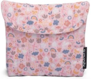 Suavinex Toiletry Bag Travel Fabric #coral Set 5 Pcs