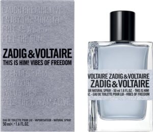 Zadig & Voltaire This is Him! Vibes of Freedom 50 ml Eau de Toilette - Herenparfum - Afbeelding 2