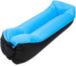 Premium Air Lounger Luchtzak - Ligzak - Opblaasbare Zitzak - Lucht Zitzak - Air Lounger - XXL - Lichtblauw - Afbeelding 2