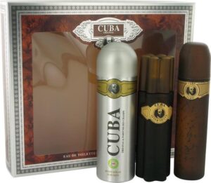 Cuba - Cuba Gold Gift Set 100 ml After Shave Cuba Gold 100 ml and deospray Cuba Gold 200 ml - 100ML - Afbeelding 2