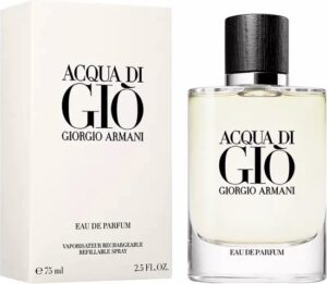 Acqua Di Gio 2.5 Eau De Parfum Refillable Spray For Men - Afbeelding 3