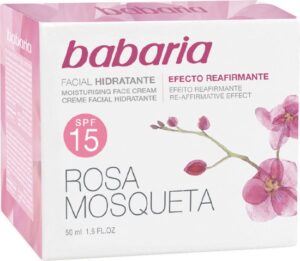 Anti-Veroudering Hydraterende Crème Babaria Rozenbottel - Afbeelding 3