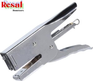 Metalen kantoor nietmachine/niettang klein 17 cm - Afbeelding 4