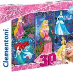 Clementoni Puzzel 3d-vision Disney Princess 104 Stukjes