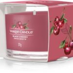 Yankee Candle Geurkaars Filled Votive Black Cherry - 4 cm / ø 5 cm