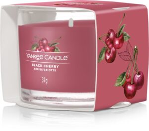 Yankee Candle Geurkaars Filled Votive Black Cherry - 4 cm / ø 5 cm