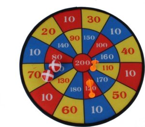 Eddy Toys Dartbord Klittenband 36 Cm 5-delig - Afbeelding 2