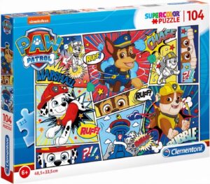 Clementoni Kinderpuzzels - Paw Patrol SuperColor, Legpuzzel 48X33 cm Karton van 3X48 Stukjes, 6-8 jaar - 27261