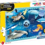 Clementoni Supercolor Puzzel - GIANTS OF THE DEEP - National Geographic Kids - 104 Stukjes