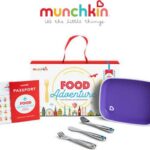 Munchkin Food Adventure Kinder Bestekset - 4 Delig - Paars