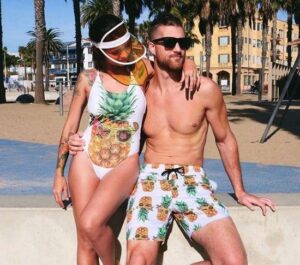 Towers swimwear Tropical ananas Zwemshort - Afbeelding 3