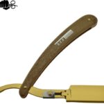 Barbersclub Pro Professioneel Barbier mes Shavette Klassiek Scheermes - Goud