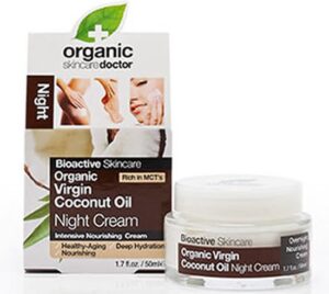 Nachtcreme Coconut Oil Dr.Organic (50 ml) - Afbeelding 2