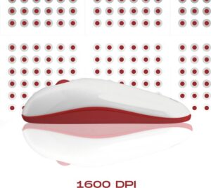 Inca Vivre IWM-FK334TR Ergonomisch Draadloze Optisch Muis - 2,4 GHz - 1600DPI - Afbeelding 2