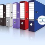 5 Ordeners - Maxenza Ordner met Hefboom A4 - 5 Ordners - 70 mm Rug - 80mm Mechaniek - 31.5 x 28.50 x 7cm