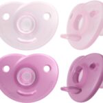 Philips Avent Soothie Fopspeen - 0 tot 6 Maanden - 2 Speentjes - Roze/Donkerroze - SCF099/22