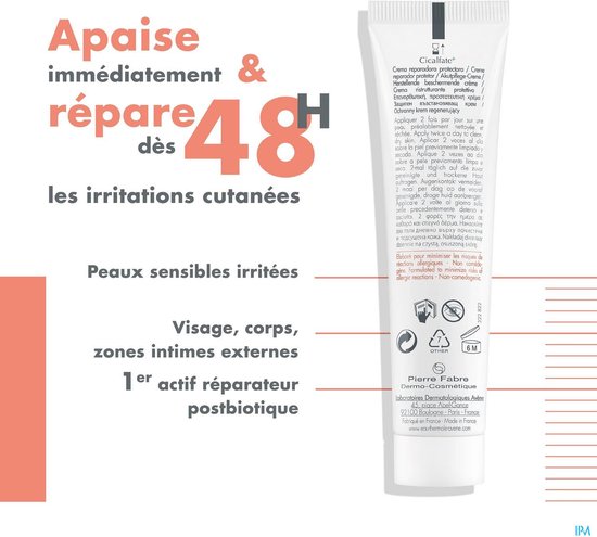 550x495-136 Cicalfate Repairing Creme By Avene 40 Ml - Afbeelding 1