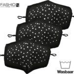 Fashion Mask Mondkappen Wasbaar - 3 Pack - Dots