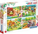 Clementoni Legpuzzel 4-in-1 Boerderij 160 Stukjes 4-delig