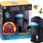 Among Us Action Figure | One of Four 4.5-Inch-Tall Among Us Toys + 3 Hats & Accessories