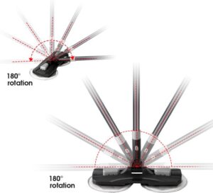 Shine Cyclonische Mop - Roterende dweil voor vloeren en ramen - Inclusief wasbare pads - Afbeelding 2
