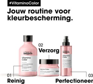 L’Oréal Professionnel Vitamino Color Mask – Beschermend haarmasker voor gekleurd haar – Serie Expert – 250 ml - Afbeelding 3