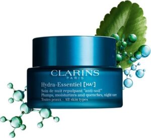 Clarins Nachtcrème Face Hydra-Essentiel Moisturizing Night Cream - Afbeelding 2