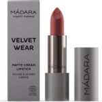 MÁDARA Velvet Wear Matte Cream Lipstick #32 Warm Nude - shea butter - vegan