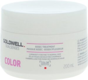 Goldwell Dualsenses Color 60sec Treatment Masker FijnNormaalGekleurd Haar 200ml - Afbeelding 2