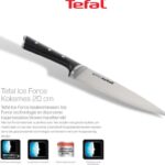 Tefal Ice Force Pro Chronium Carbon 158B 12/251 Roestvrijstalen Koksmes - 20 cm