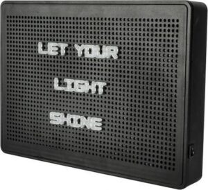 LED Letter Pegboard met 204 Letters en Nummers – 29.7x21x4cm | Woorden maken op Oplichtend Bord | Woonaccessoires | Gaatjes bord | Tekstbord - Afbeelding 4