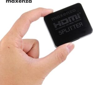 Maxenza Visual ProHD 2-Poorts HDMI Splitter - Volledige HD & 3D, 4K@30Hz, Dolby Audio, Signaal Herhaling, ABS/PVC, HDMI Switch - Zwart - Afbeelding 4