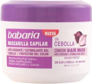 Babaria Cebolla Mascarilla Capilar Sin Olor 400ml - Afbeelding 2