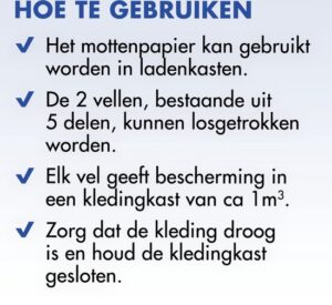 Roxasect Mottenpapier - Insectenbestrijding - 2 stuks - Afbeelding 4