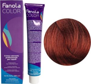 Fanola Haarverf Professional Colouring Cream 6.44 Dark Blonde Intense Copper - Afbeelding 3