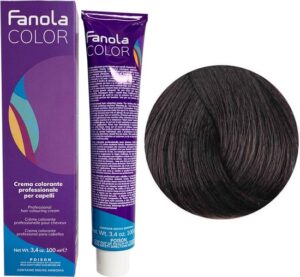 Fanola Haarverf Professional Colouring Cream 4.5 Chestnut Mahagony - Afbeelding 2